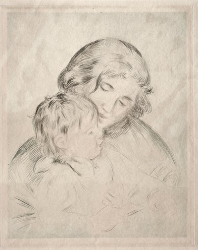Mutter und Kind, 1896 von Pierre Auguste Renoir