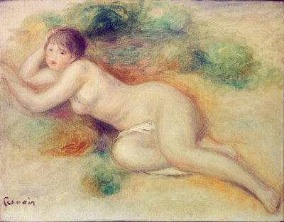 Nackte Figur eines Mädchens, 1880-1889 von Pierre Auguste Renoir