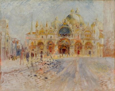 Place San Marco, Venedig von Pierre Auguste Renoir