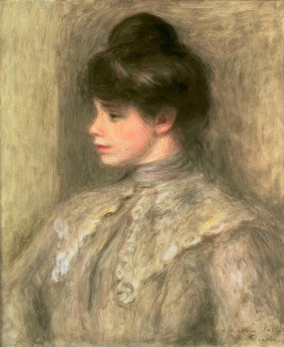 Porträt von Madame Valtat von Pierre Auguste Renoir