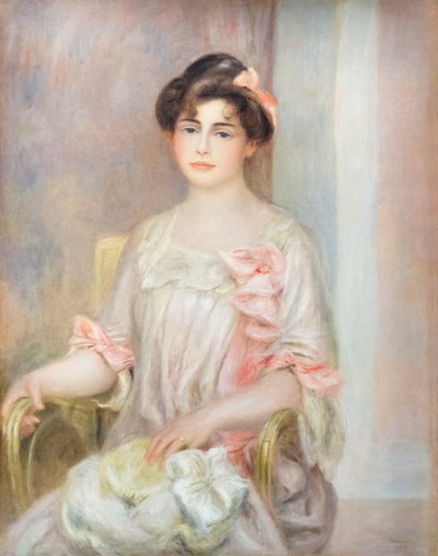 Porträt von Madame Josse Bernheim-Dauberville von Pierre Auguste Renoir