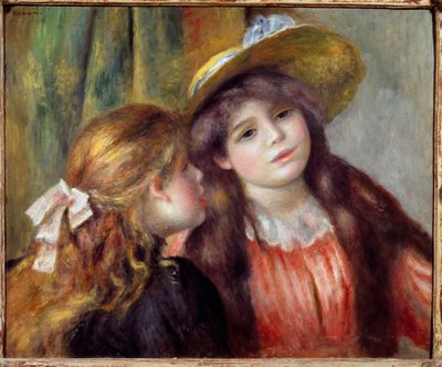 Porträt von zwei Mädchen von Pierre Auguste Renoir