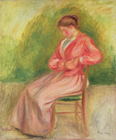 Sitzende Frau von Pierre Auguste Renoir