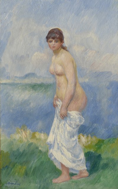 Stehende Badende, ca. 1885 von Pierre Auguste Renoir