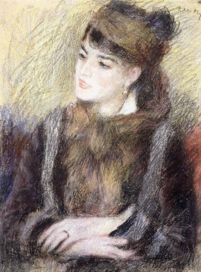 Studie einer Frau von Pierre Auguste Renoir