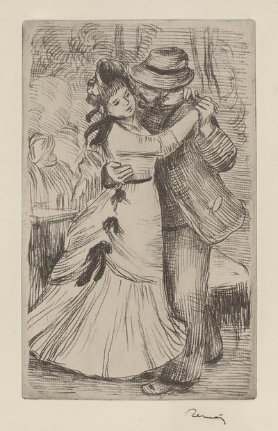 Der Bauerntanz von Pierre Auguste Renoir