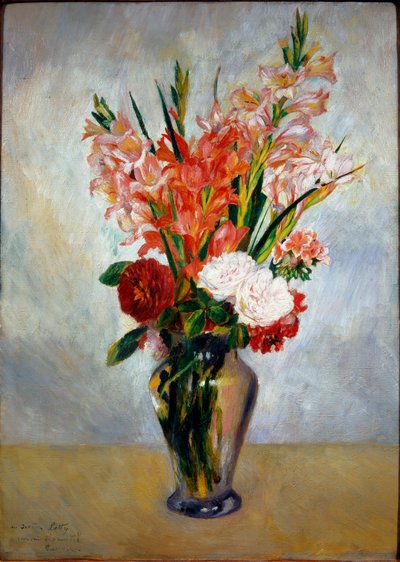 Die Gladiolen von Pierre Auguste Renoir