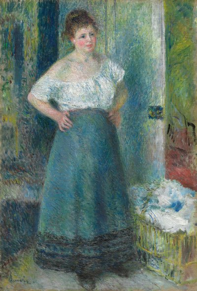 Die Wäscherin von Pierre Auguste Renoir
