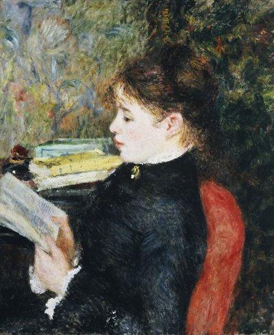 Der Leser, 1877 von Pierre Auguste Renoir