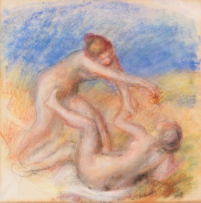 Zwei Nackte von Pierre Auguste Renoir