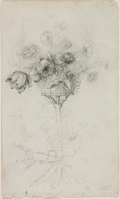 Blumenvase von Pierre Auguste Renoir
