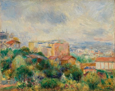Blick von Montmartre von Pierre Auguste Renoir