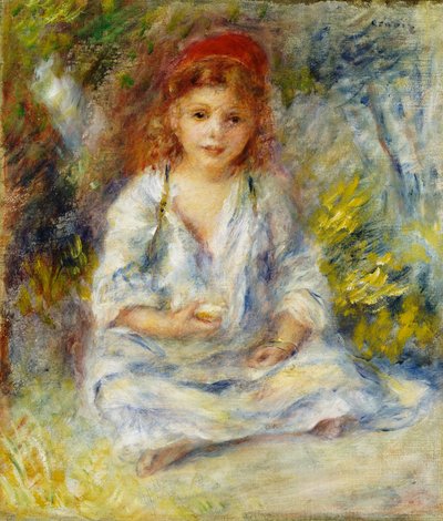 Junge algerische Mädchen, ca. 1881 von Pierre Auguste Renoir