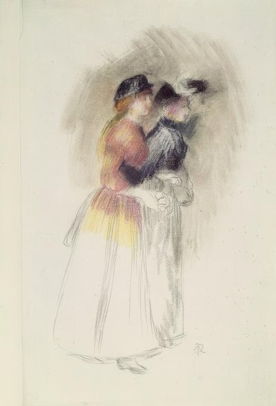 Zwei Frauen von Pierre Auguste Renoir