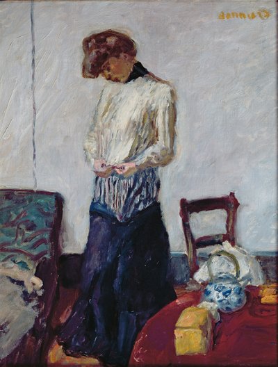 Eine Frau zieht sich aus von Pierre Bonnard