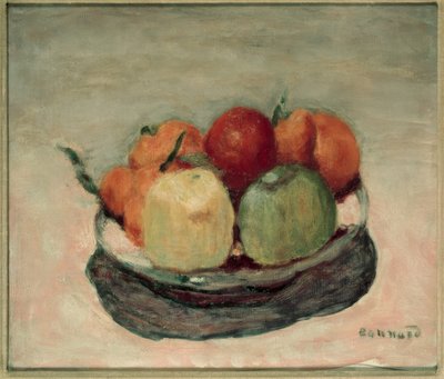 Assiette de fruits von Pierre Bonnard