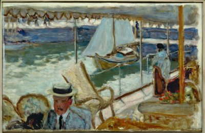 Auf einer Yacht von Pierre Bonnard