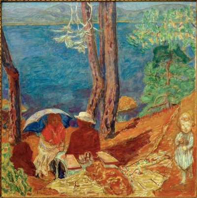 Am Meer, unter den Kiefern von Pierre Bonnard