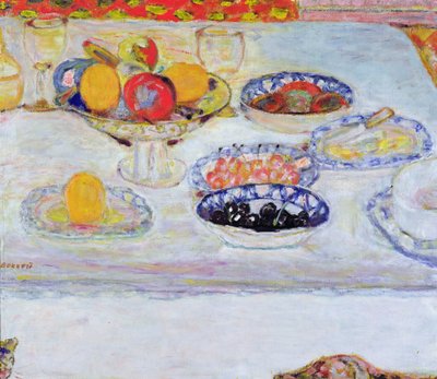 Schale und Teller mit Obst (1930-32) von Pierre Bonnard