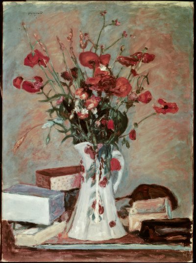 Mohnblumen und Gräser von Pierre Bonnard