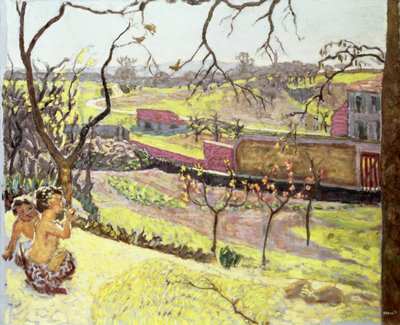 Früher Frühling (Kleine Faune), ca. 1909 von Pierre Bonnard