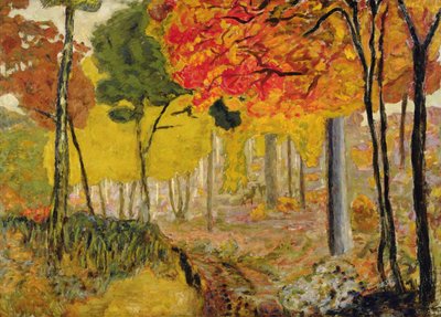 Hirsche im Unterholz, ca. 1900 von Pierre Bonnard