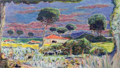Landschaft am Mittag von Pierre Bonnard