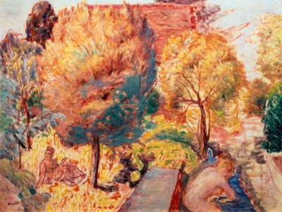 Landschaft mit Badenden von Pierre Bonnard