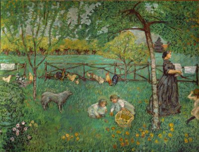 Le grand jardin au Clos von Pierre Bonnard