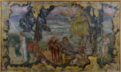 Paysage animé des baigneuses von Pierre Bonnard