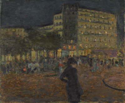 Place Pigalle bei Nacht von Pierre Bonnard
