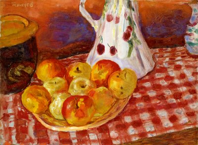 Rote und gelbe Äpfel von Pierre Bonnard