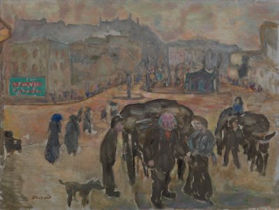 Straßenszene von Pierre Bonnard