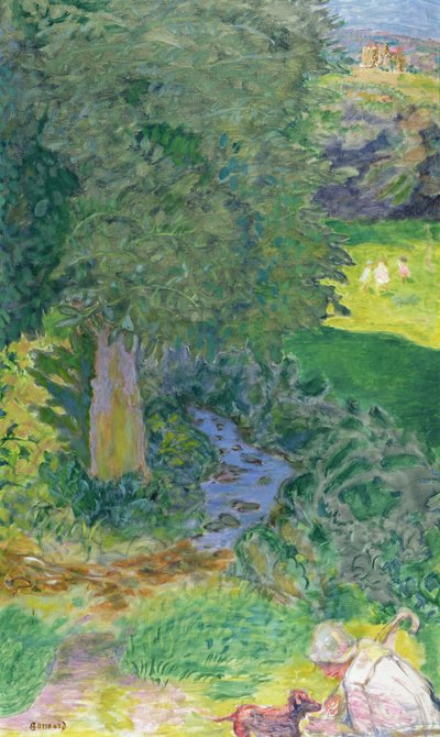 Der Bach, ca. 1916 von Pierre Bonnard