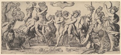 Triumph des Bacchus, 17. Jahrhundert von Pierre Brebiette