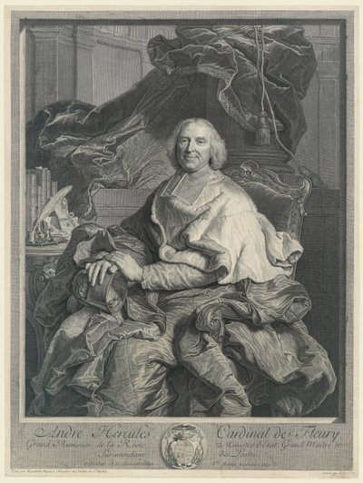 Andre Hercules, Kardinal de Fleury von Pierre Drevet