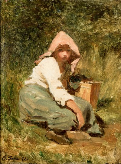 Ein Mädchen von Pierre Edouard Frere