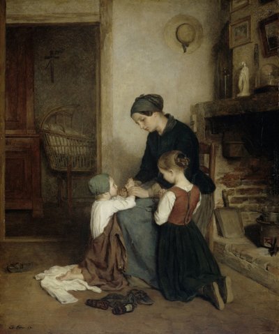 Das Abendgebet von Pierre Edouard Frere