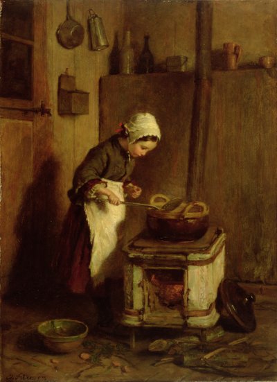 Die kleine Haushälterin, 1857 von Pierre Edouard Frere