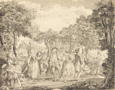 Ballett an der Oper, 1761 von Pierre François Basan