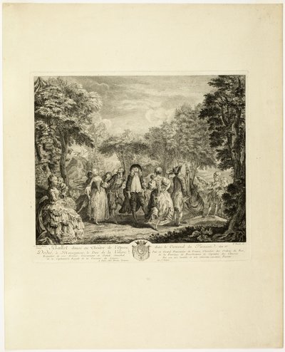 Der Karneval des Parnassus von Pierre François Basan