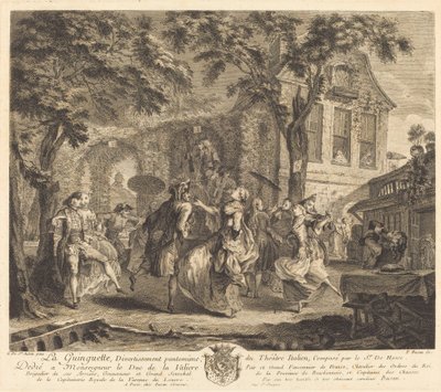 Die Taverne, 1761-1762 von Pierre François Basan
