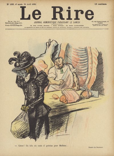 Illustration für Le Rire von Pierre Georges Jeanniot