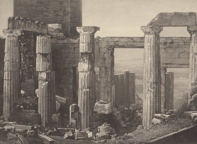 Griechenland. Die Propyläen in Athen von Pierre Gustave Joly