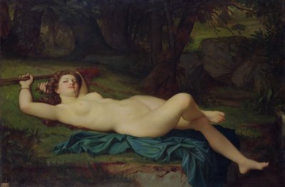 Bacchantin, 1864 von Pierre Honore Hugrel