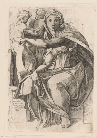 Delphische Sibylle von Pierre II Biard