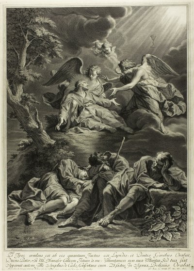 Christus in Gethsemane von Pierre Imbert Drevet