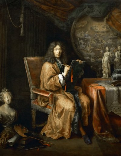 Selbstporträt, zwischen 1680 und 1690 von Pierre Mignard