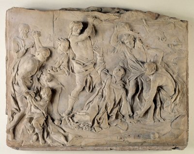 Steinigung des heiligen Stephanus (Terrakotta-Relief) von Pierre Puget