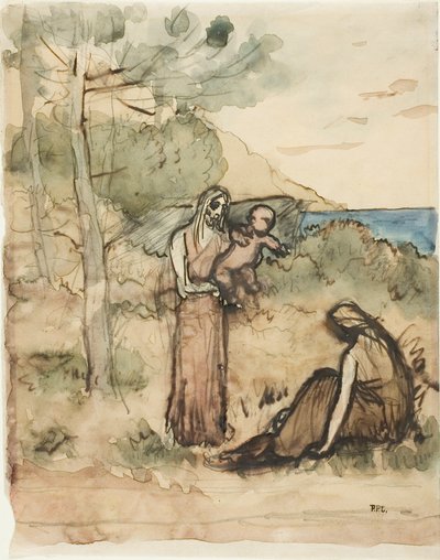 Fischerfamilie von Pierre Puvis de Chavannes